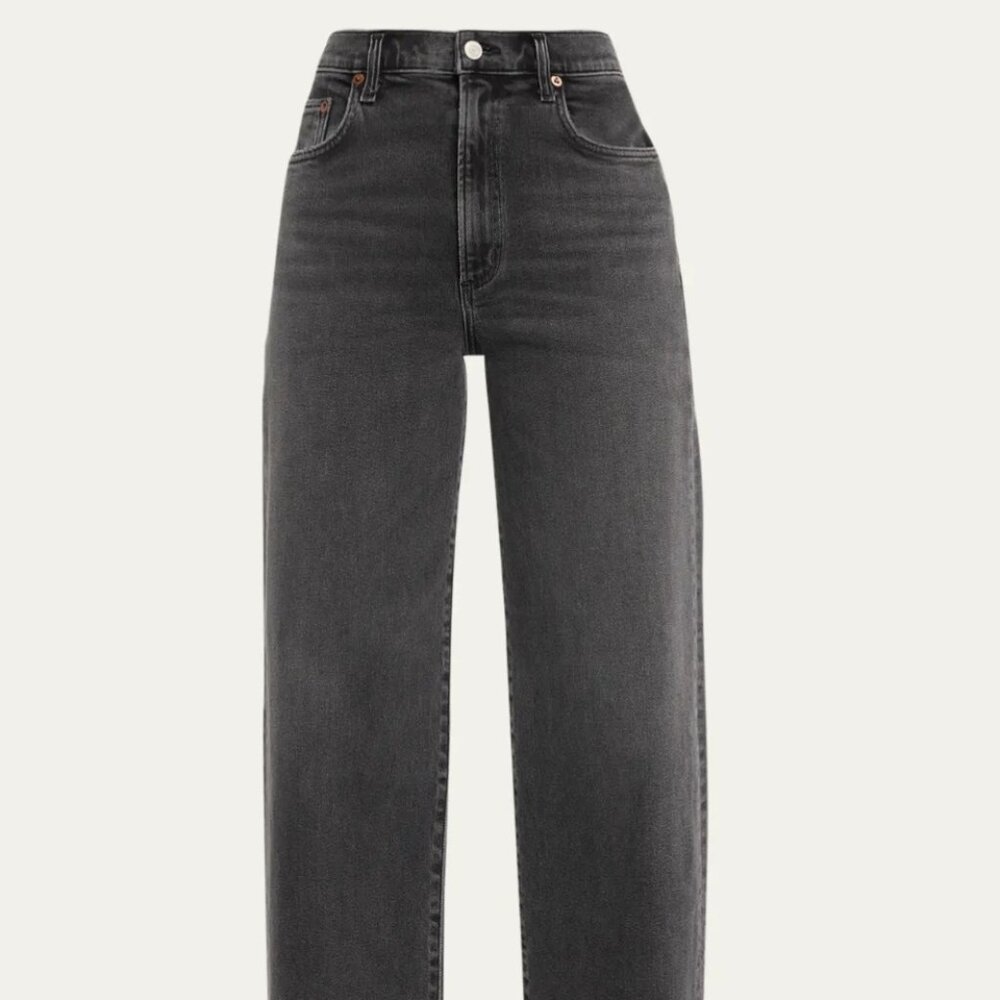 AGOLDE Harper Mid-Rise Wide Straight Jeans